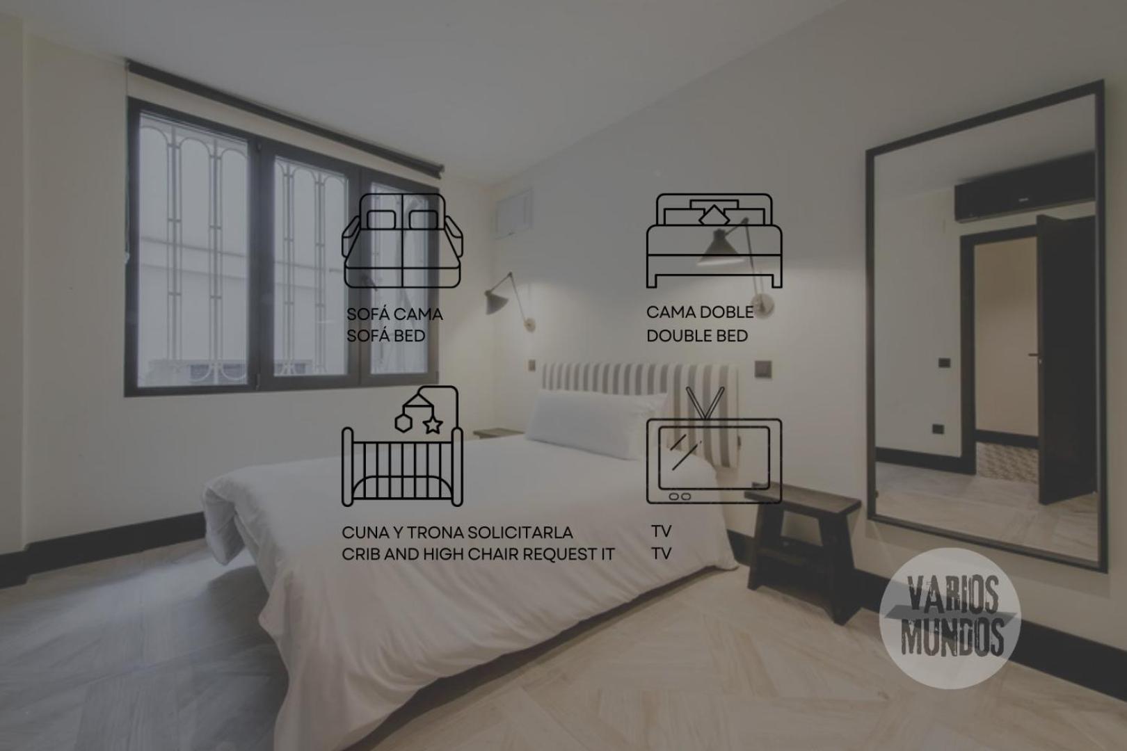 Wonderful Apt Para 7 En Preciados-Plaza Del Carmen E2 Madrid Ngoại thất bức ảnh